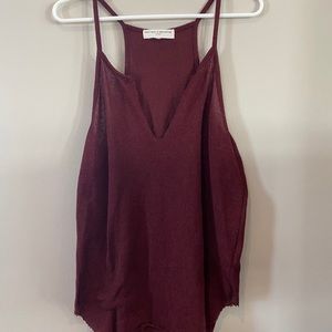 Urban outfitters deep V tank top